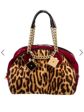 Vintage Christian Dior Ponyhair Gambler Bag